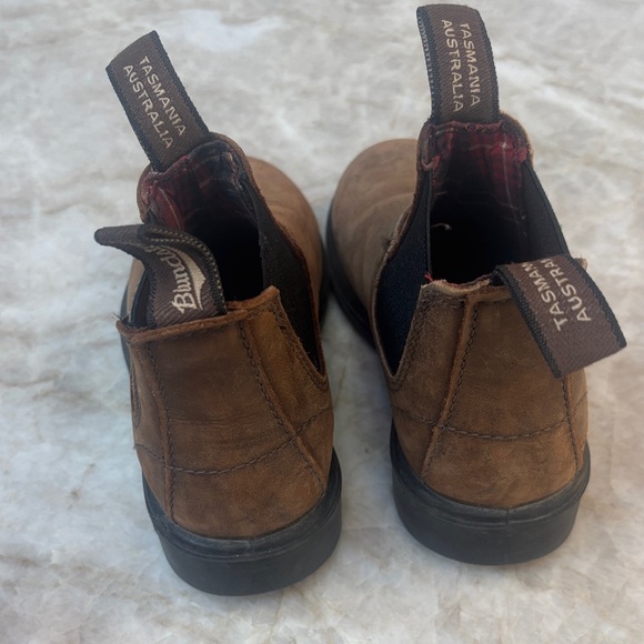 Brown Leather Ankle Boots - Picture 4 of 5